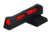 Hiviz Front Sight with Interchangeable Lite Pipes for S&amp;W M&amp;P Full/Comp/Shield, Red/Green/White, SW2014