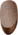 Hogue EZG Pre-Sized Recoil Pad, Rem. 870/11-87 Synthetic - Brown 70741