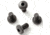 Hogue Grip Screws For Government and Officers Models Hex Head Black Package of Four 45009