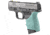 Hogue HandAll Beavertail Grip Sleeve - Springfield Armory Hellcat, Aqua, 18314