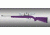 Hogue Ruger 10/22 Rubber OverMold Stock w/ STD Barrel Channel Purple, 22006