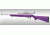 Hogue Ruger 10/22 Takedown Rubber OverMold Stock w/ STD Barrel Channel Purple, 21046