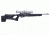 Hogue Ruger 10/22 Takedown Thumbhole Rubber OverMold Stock w/ .920in. Diameter Barrel Channel Black, 21070