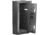 Homak Corner Gun Cabinet - Silver