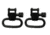 HQ Outfitters QD Sling Swivels, 1.25&quot; Black, HQ-SS1.25