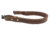 Hunter Company Quick Fire Full-Grain Leather Sling 1in w/ Swivels, Brass Hardware, Nylon Stitching, Chestnut Tan, 0230-101