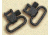 Hunter Company Pair Hunter 1n. Blued Steel Swivels 53903, Black, 024-22