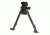 Versa-Pod Model 72 9-12in Standard Bench Bipod w/Ski Feet And Universal Tactical Adaptor, Black, 150-072