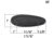 KICK-EEZ ROCKER TAPERED RECOIL PAD 2 X 5 5/8 X 11/8, 601-10-L-B