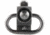 Knight's Armament MWS Rail Sling Mount Adapter with QD Sling Swivel Socket and Push Button Swivel, Black KM98720