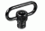 Leapers UTG Standard Duty Push Button QD Sling Swivel w/1.25in Loop TL-QDSW08B