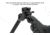 Leapers UTG Big Bore Full Stability Bipod, 9 in-14 in Center Height, Black, TL-BPFS01-A
