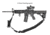 Leapers UTG BOLLA 2 to 1 Point QD Conversion Sling, 42-58in, Black, PVC-GB508B