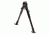 Leapers UTG Clamp-on Bipod, Steel Feet, Cent Ht 8.7in.-10.2in. TL-BP08ST-A, EDEMO2