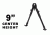 Leapers UTG Clamp-on Bipod, Steel Feet, Cent Ht 8.7in.-10.2in. TL-BP08ST-A, EDEMO2