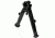 Leapers UTG Dragon's Claw Bipod w/ SWAT Combat Profile Fixed Height Clamp-on TL-BP18XS 