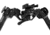 Leapers UTG Goliath Bipod, 6in - 8in, Picatinny, Black, TL-BPFS03Q