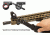 Leapers UTG Low-Pro Picatinny-mount Angled QD Sling Swivel Adaptor, _x000D_ TL-SWPM01