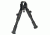 Leapers UTG New Gen Reinforced Clamp-on Bipod, Center Height 6.2-6.7in, _x000D_ TL-BP18S-A