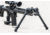 Leapers UTG Over Bore Bipod, 7 in-11in Center Height, Picatinny, Black, TL-BPOB01-A