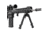 Leapers UTG Recon 360 TL Bipod, 7in-9in Center Height, M-LOK, Black, TL-BPM01-B