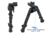 Leapers UTG Recon 360 TL Bipod, 7in-9in Center Height, Picatinny, Black, TL-BP01-A