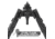 Leapers UTG Recon 360 TL Bipod, 8in-12in Center Height, M-LOK, Black, TL-BPM03-B