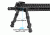 Leapers UTG Recon Flex KeyMod Bipod, Matte Black, Cent. Ht. 5.7-8, Matte Black TL-BPDK01