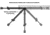 Leapers UTG RECON FLEX M-LOK Bipod, Matte Black, 8.0in-11.8in Center Height, Black, TL-BPDM02