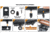 Leapers UTG Rubber Armored Full Metal QD Bipod, 6.0in- 8.5in Center Height, Black, TL-BP20Q-A