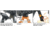 Leapers UTG Shooters Bipod, Rubber Feet, 8.7in-10.6in Center Height, Black, TL-BP69S