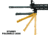 Leapers UTG Shooters QD Bipod, 8.7in-10.6in Center Height, Black, TL-BP69SQ