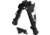 Leapers UTG Super Duty Bipod, Quick Detach, 6.0in- 8.5in Center Height, Black, TL-BP98Q