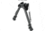 Leapers UTG Tactical OP Bipod, Quick Detach, 8.0-12.4in Center Height, Black, TL-BP88Q