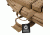 Loaded Gear RX-600  46 in Tactical Dual Rifle Bag, Padded Center Divider, 4 Zippered Pockets, Dark Earth BI12552