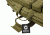 Loaded Gear RX-600  46 in Tactical Dual Rifle Bag, Padded Center Divider, 4 Zippered Pockets, OD Green BI12554