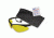 Macks Shooting Glasses, Black Frame, Yellow Lens MK4482