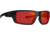 Magpul Industries Apex Eyewear Shooting Glasses, Black Frame, Gray/Red Mirror Lens, Polarized, MAG1130-1-001-1140