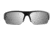 Magpul Industries Helix Eyewear Shooting Glasses, Black Frame, Gray/Silver Mirror Lens, Polarized, MAG1097-1-001-1110