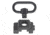 Global Military Gear QD Sling Swivel, Black