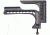 FAB Defense Black M16 / SR25 Sniper Stock