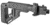 FAB Defense Folding Buttstock With Cheek Riser For AKS/AKM/AK-74, Black, UAS-AK