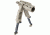 FAB Defense Vertical Foregrip w/Bipod and 1in Light Adapter, Tan, T-PodFAT