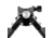 MDT Ckye-Pod Gen2 ARMS-17 Interface Bipods, Gen2, Double Pull, Black, 106246-BLK