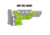 MDT Rubber Short Buttstock Dampeners, SRS, Green, 106921-GRN