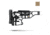 MDT SRS-X Premier Standard Skeleton Rifle Stock, Flat Dark Earth, 103799-FDE