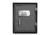 Mesa Safes UL Classified Fire Safe,1.5 cu ft,13.625x13.125x12.25in,Electronic Lock,Two-Tone Black/Grey MF60E