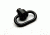 Mesa Tactical Push Button Sling Swivel for 1.25 in Webbing, Black, 91190