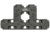 Midwest Industries Lever Stock Shell Holder Plate With 6 Shell Holders, Black, MI-LS-SHP-BUNDLE