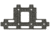Midwest Industries Lever Stock Shell Holder Plate With 6 Shell Holders, Black, MI-LS-SHP-BUNDLE
